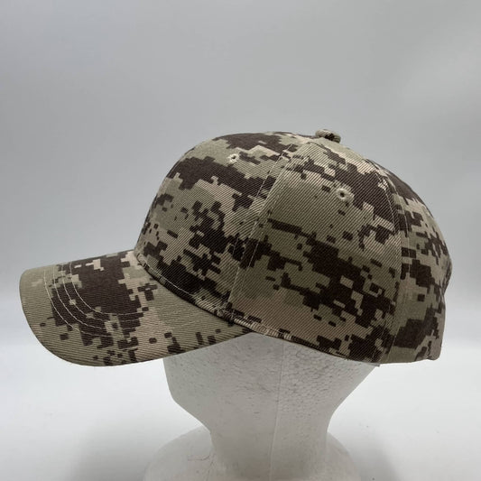 Plain Velcro Digital Camo 12 pack PCV01-C Cap Hat