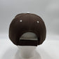 Plain Sandwich Velcro Brown and White Eyelets 12 pack PCV0301 Cap Hat