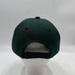 Plain Sandwich Velcro Forest Green and Black Eyelets 12 pack PCV0315 Cap Hat