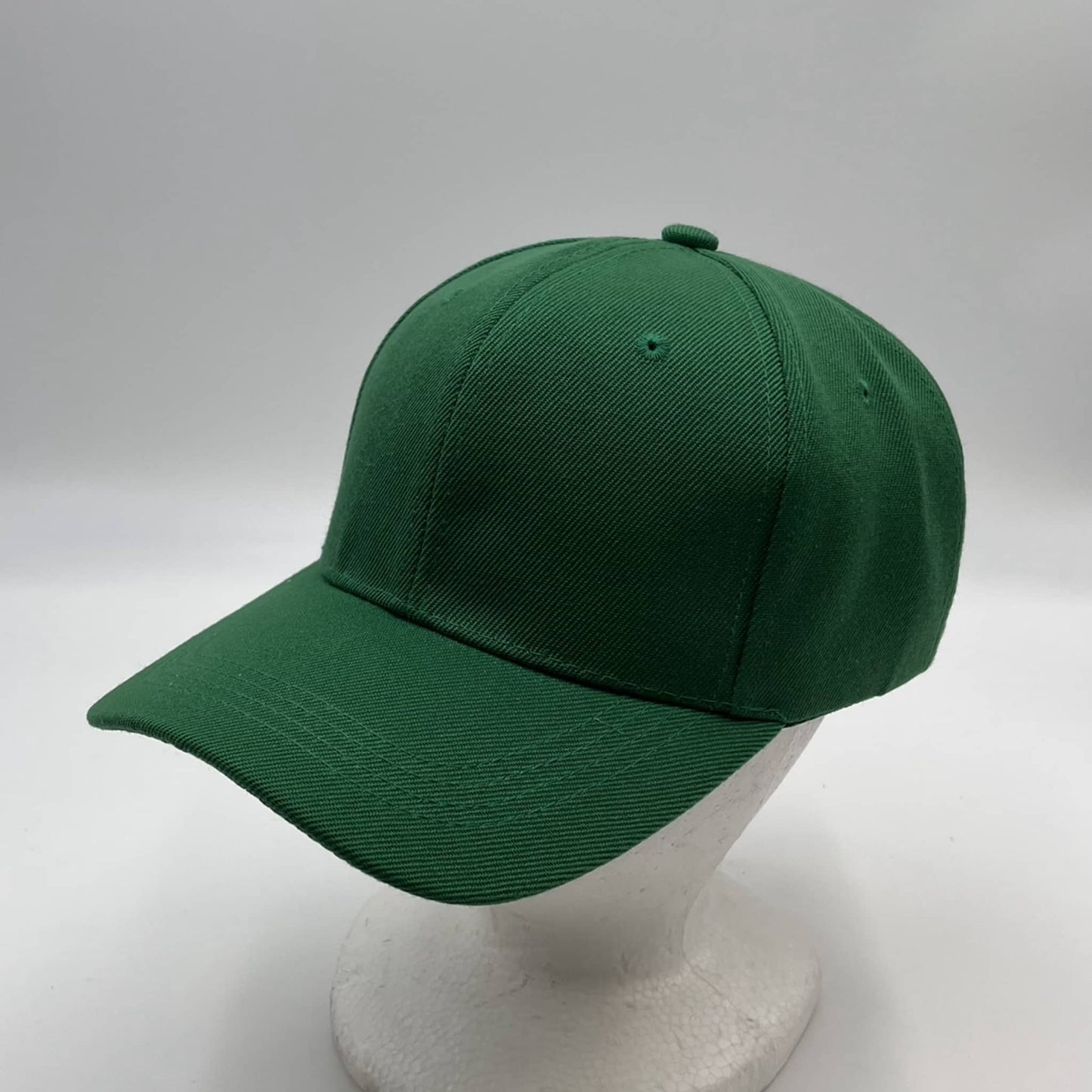 Plain Sandwich Velcro Green 12 pack PCV0338 Cap Hat
