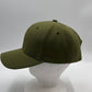 Plain Sandwich Velcro Olive and Olive Eyelets 12 pack PCV0103 Cap Hat