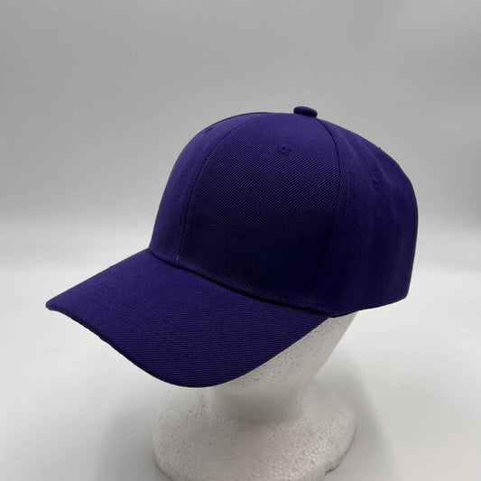 Alpha Omega Cap Plain Sandwich Velcro Purple 12 pack PCV0339 Cap Hat