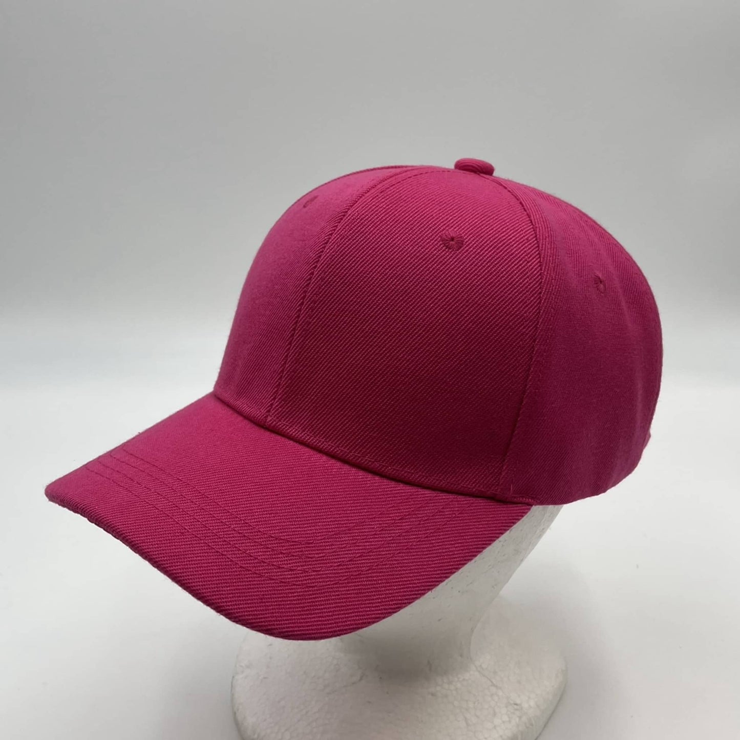 Alpha Omega Cap Plain Sandwich Velcro Pink 12 pack PCV0106 Cap Hat