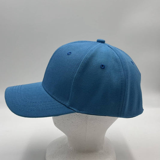 Alpha Omega Cap Plain Sandwich Velcro Cerulean 12 pack PCV0107 Cap Hat