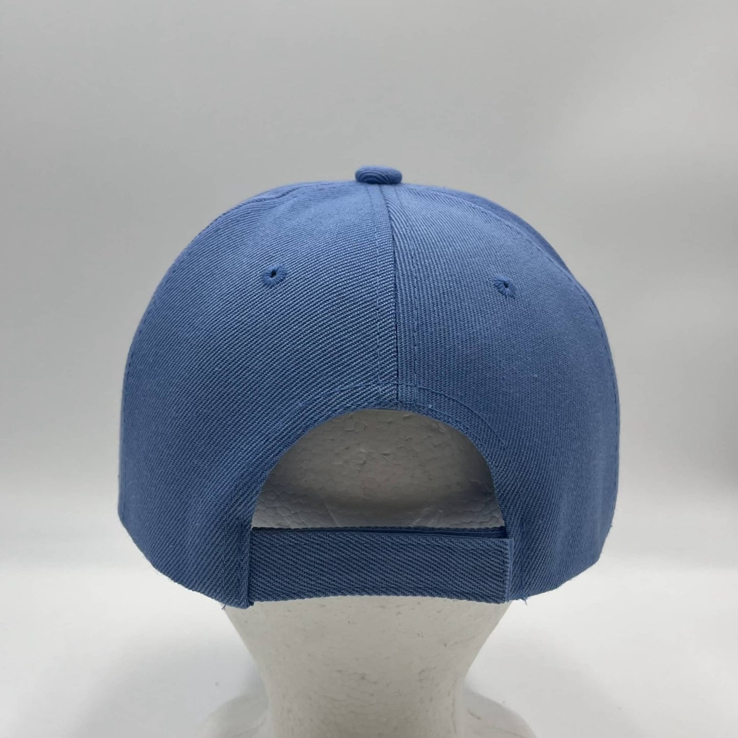 Plain Sandwich Velcro Baby Blue 12 pack PCV0110 Cap Hat