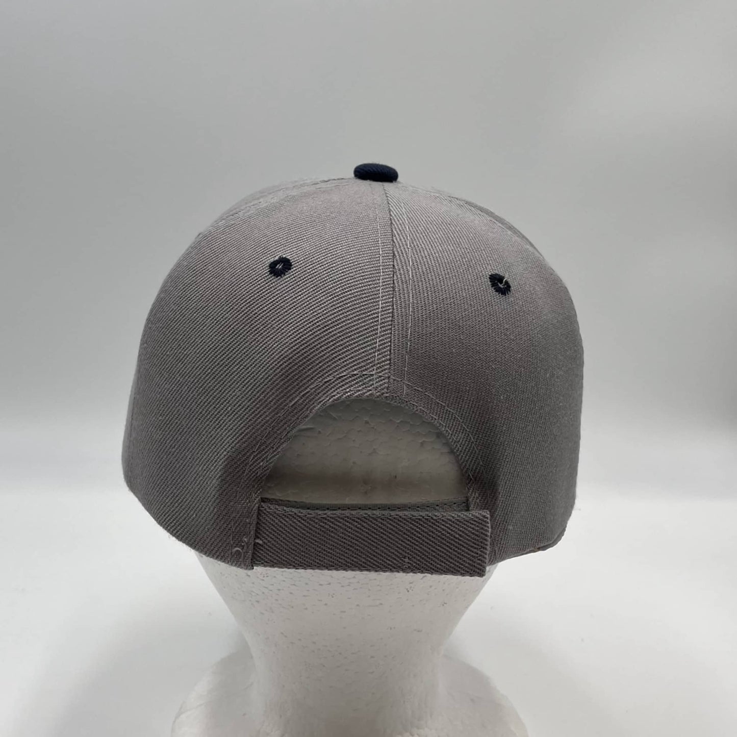 Plain Sandwich Velcro Textured Light Gray 12 pack PCV0349 Cap Hat