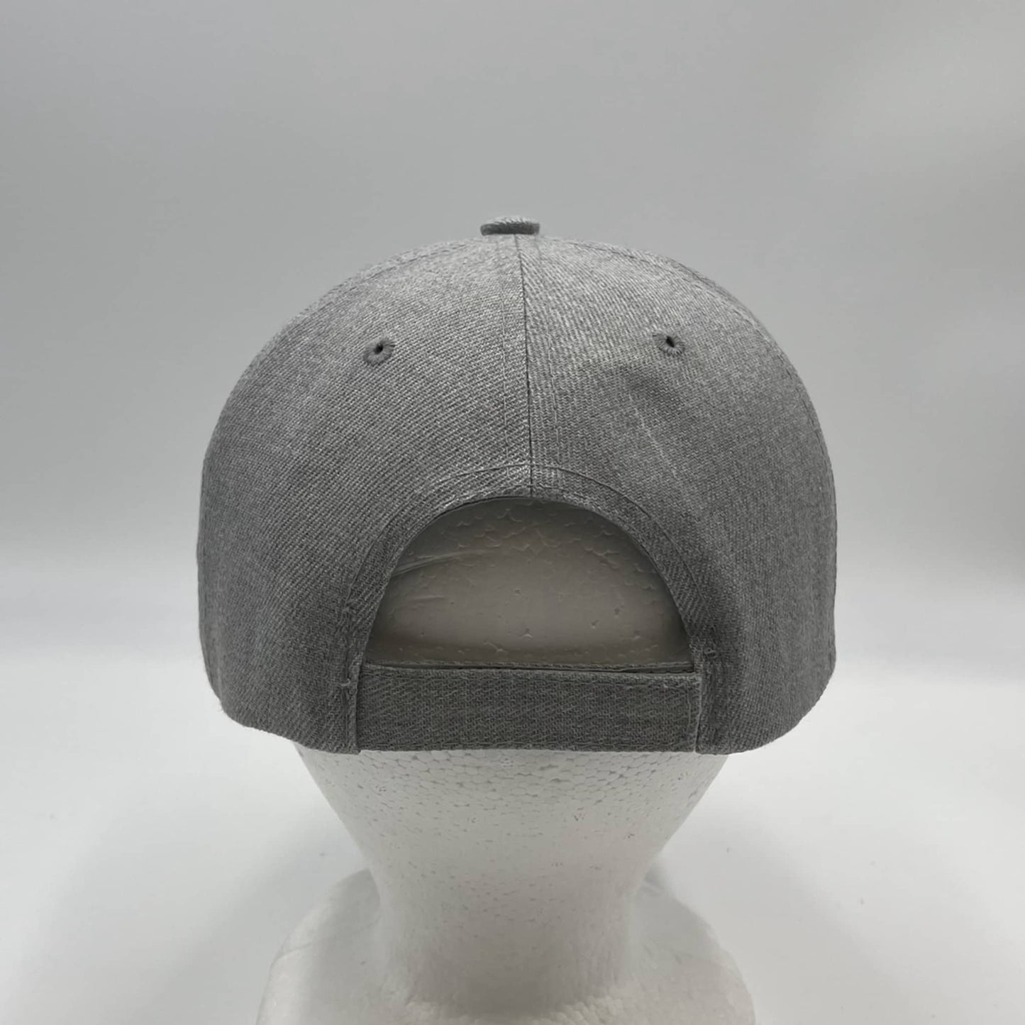 Plain Sandwich Velcro Textured Light Gray 12 pack PCV0343 Cap Hat