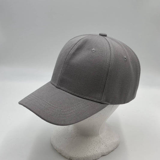 Plain Sandwich Velcro Gray and Light Gray Eyelets 12pack PCV0312 Cap Hat