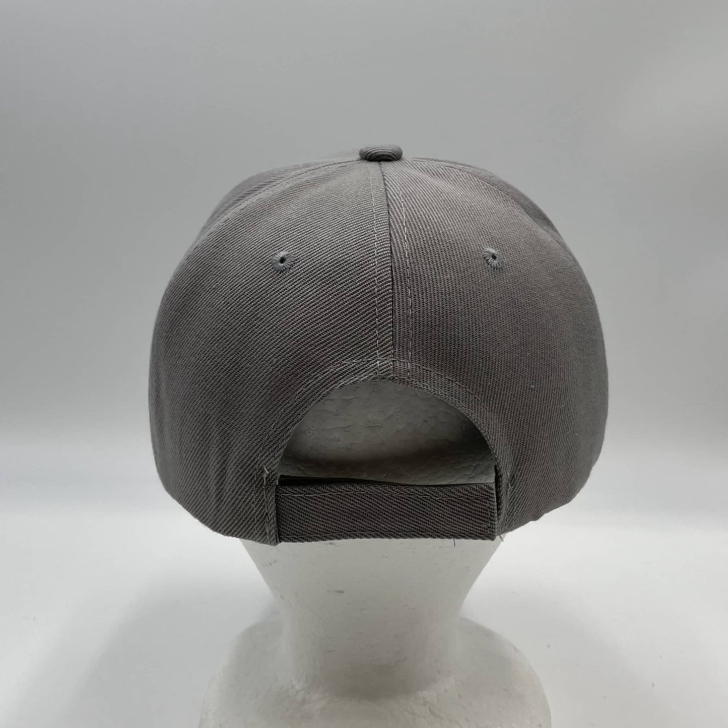 Plain Sandwich Velcro Gray and Light Gray Eyelets 12pack PCV0312 Cap Hat