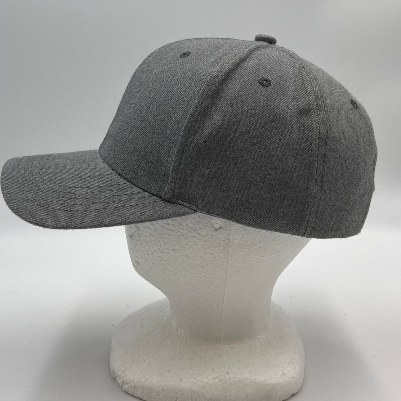 Plain Velcro Black Denim and Black Eyelets 12 pack PCV01-D2 Cap Hat
