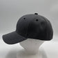 Plain Sandwich Velcro Dark Gray and Black Eyelets 12 pack PCV0306 Cap Hat