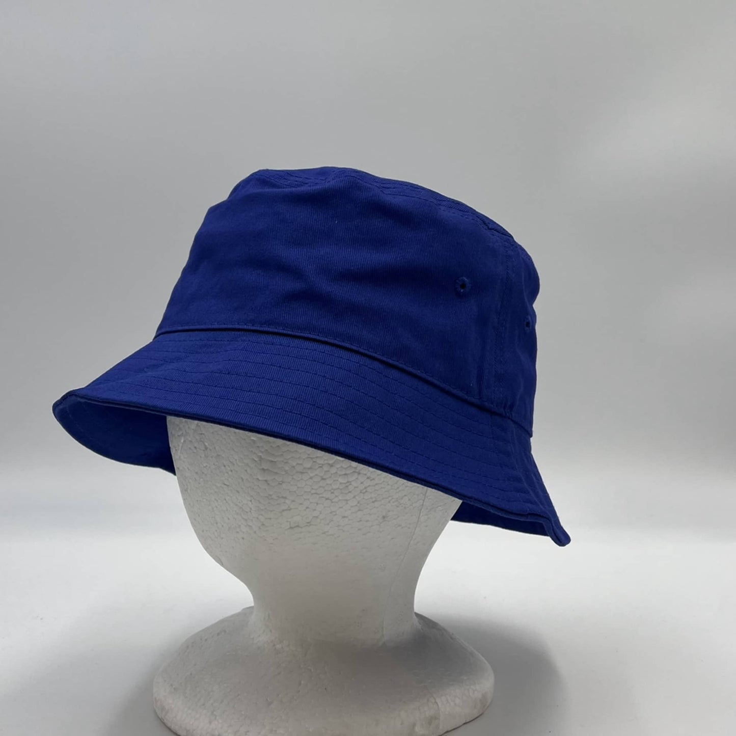 Alpha Omega Cap Plain Bucket Blue 12 pack PB2008 Cap Hat