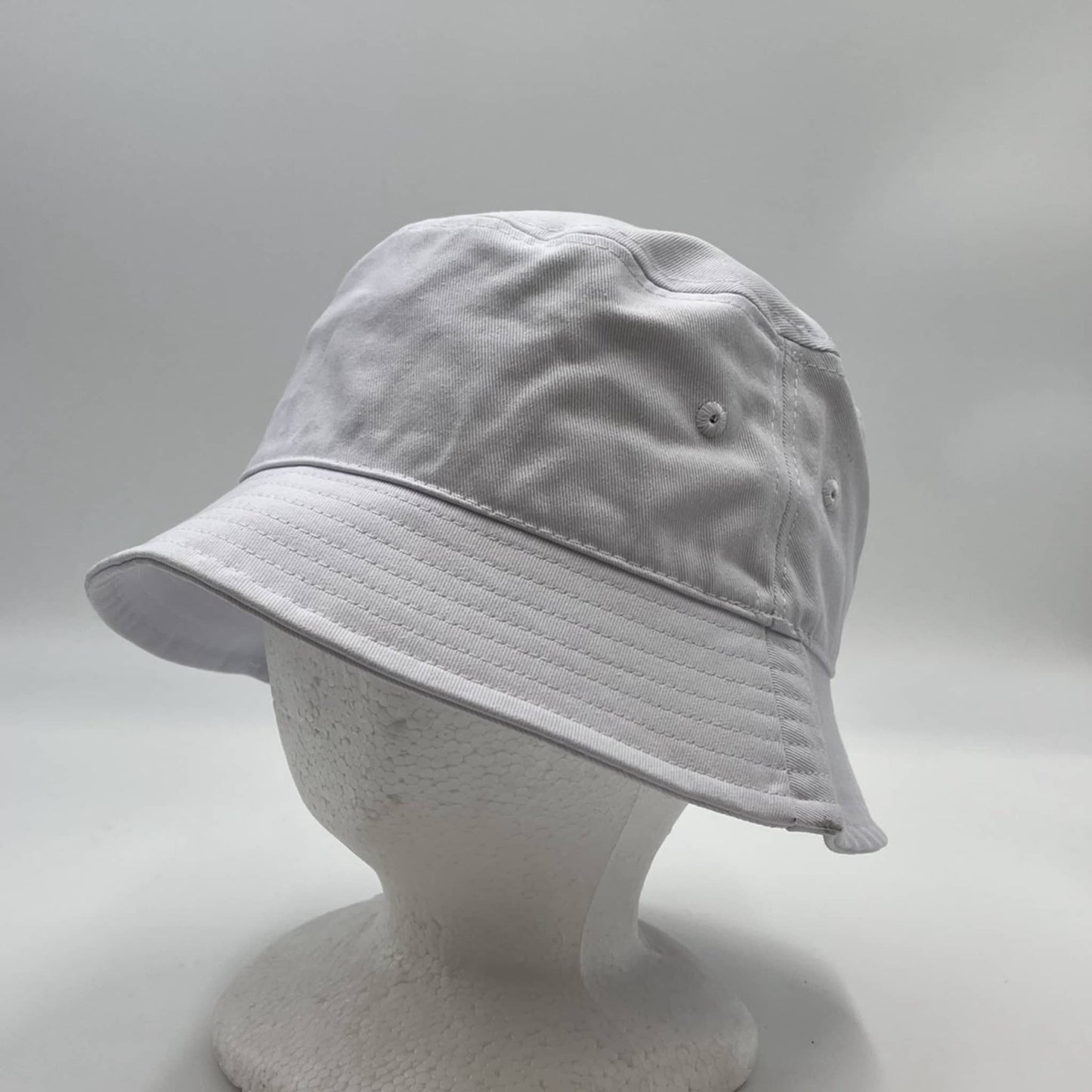 Plain Bucket White 12 pack PB2003 Cap Hat