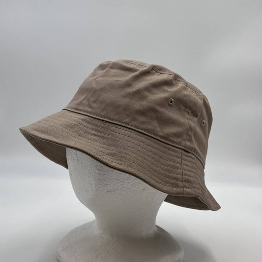Plain Bucket Tan 12 pack PB2004 Cap Hat