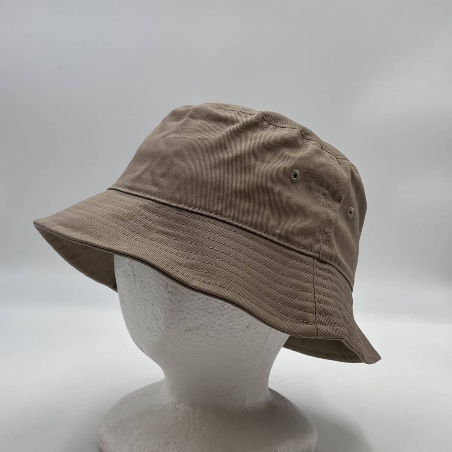 Alpha Omega Cap Plain Bucket Tan 12 pack PB2004 Cap Hat