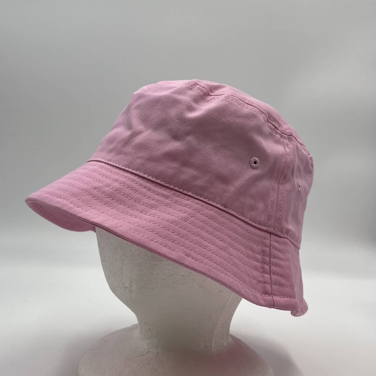Plain Bucket Baby Pink 12 pack PB2005 Cap Hat