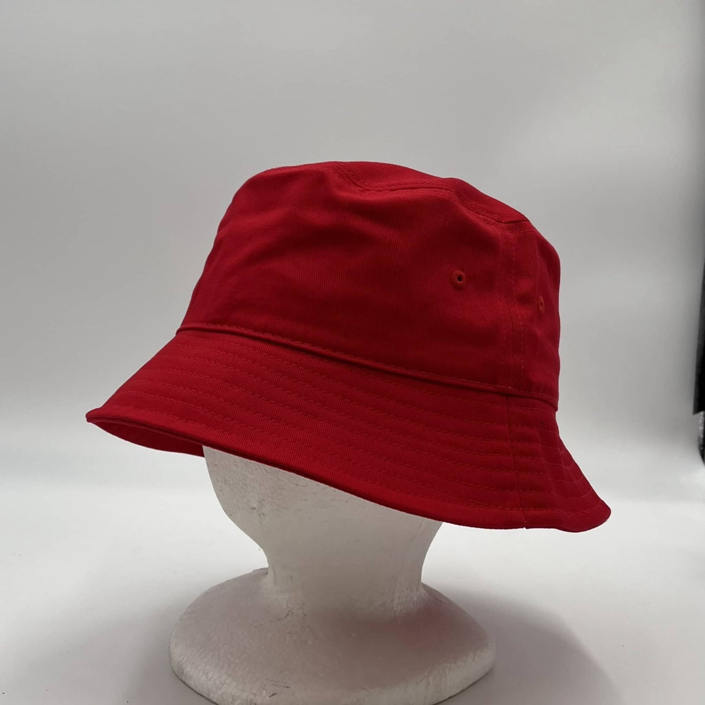 Alpha Omega Cap Plain Bucket Red 12 pack PB2002 Cap Hat