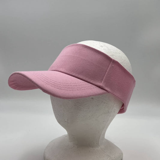 Alpha Omega Cap Sunvisor Baby Pink 12 pack PVC0421 Cap Hat