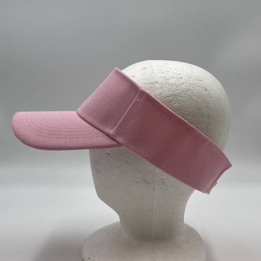 Alpha Omega Cap Sunvisor Baby Pink 12 pack PVC0421 Cap Hat