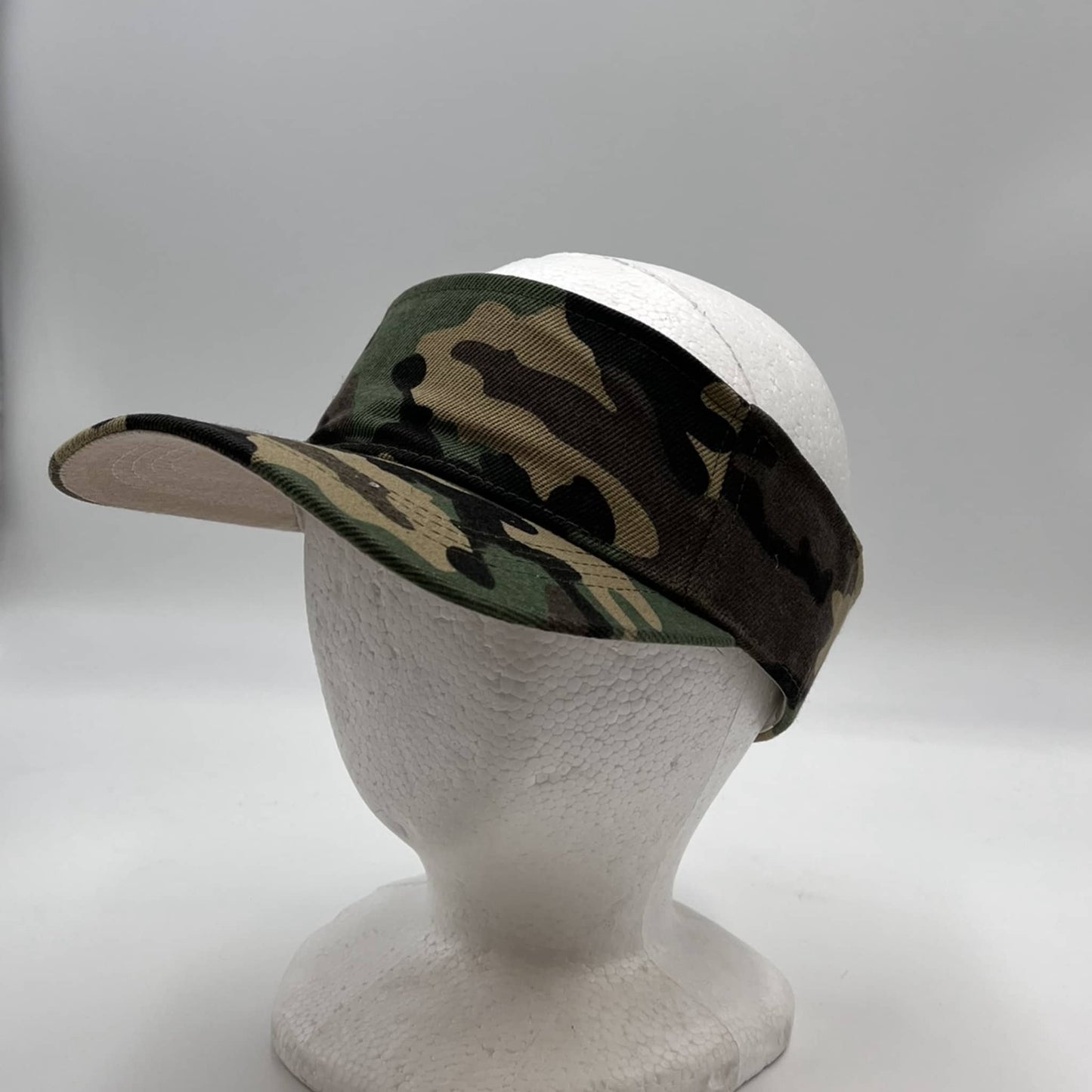 Sunvisor Green Camo 12 pack PVC0415 Cap Hat