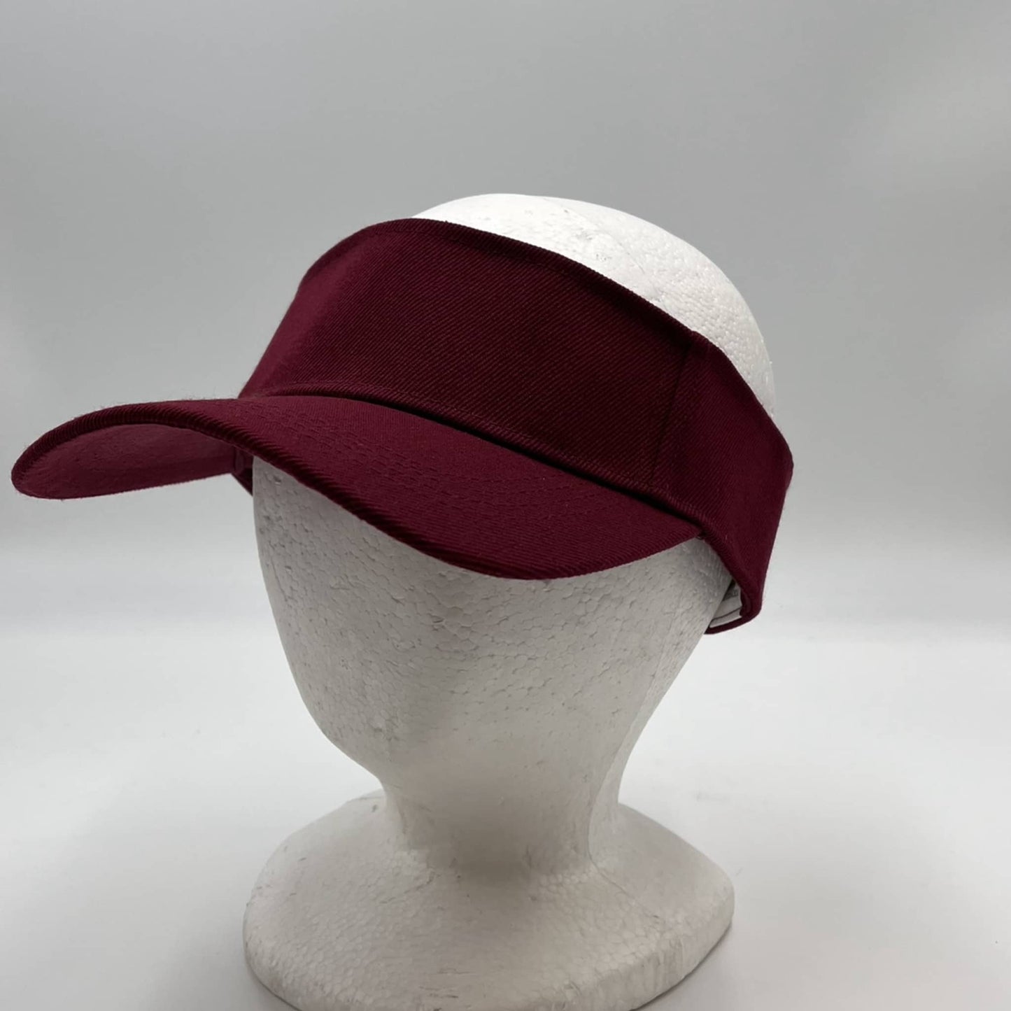 Sunvisor Burgandy 12 pack PVC0414 Cap Hat
