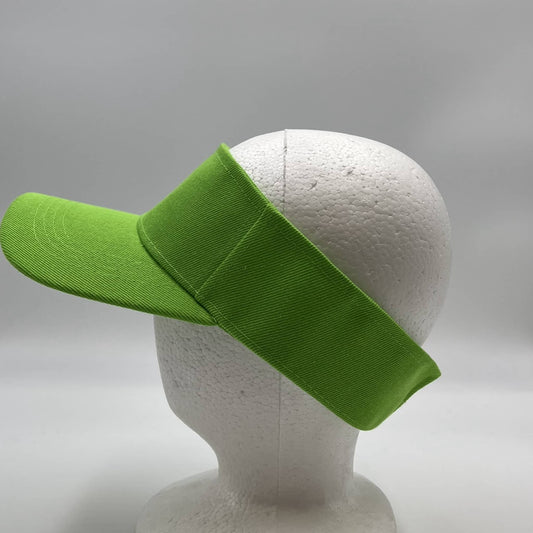 Sunvisor Lime Green 12 pack PVC0417 Cap Hat