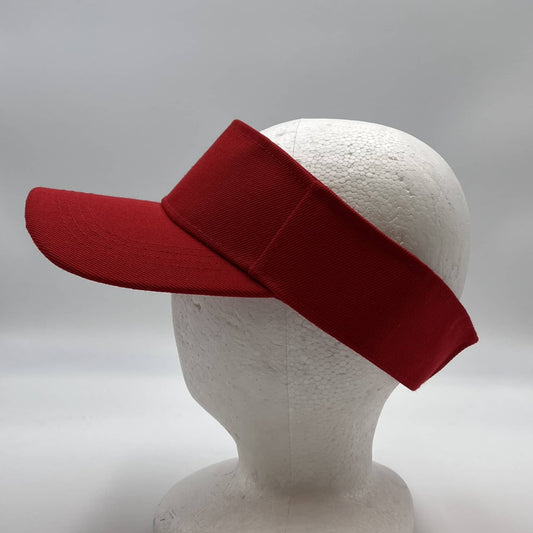Sunvisor Red 12 pack PVC0409 Cap Hat