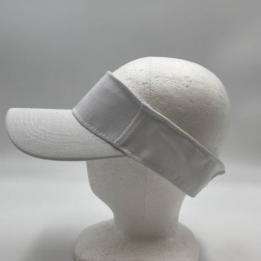 Sunvisor White 12 pack PVC0403 Cap Hat