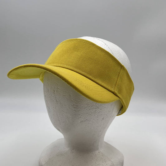 Alpha Omega Cap Sunvisor Yellow 12 pack PVC0405 Cap Hat