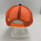 Plain Flat 6P Mesh Trucker Navy Blue and Orange Mesh 12 pack CF6M1814 Cap Hat