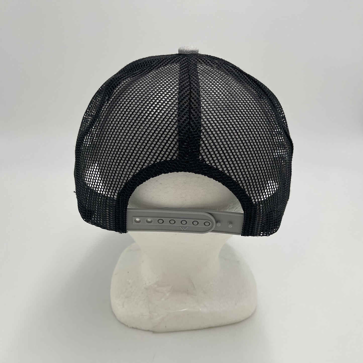 Plain Mesh Velcro Textured Gray and Black Mesh 12 pack CTM1122 Cap Hat