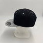 Plain Poly Snapback Black and Light Gray Eyelets/Bill 12 pack PFS0521 Cap Hat