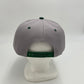 Plain Poly Snapback Gray and Green Eyelets/Bill 12 pack PFS0542 Cap Hat
