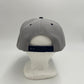 Plain Poly Snapback Gray and Navy Blue Eyelets/Bill 12 pack PFS0540 Cap Hat