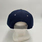 Plain Poly Snapback Navy Blue and Light Gray Lid 12 pack PFS02T07 Cap Hat