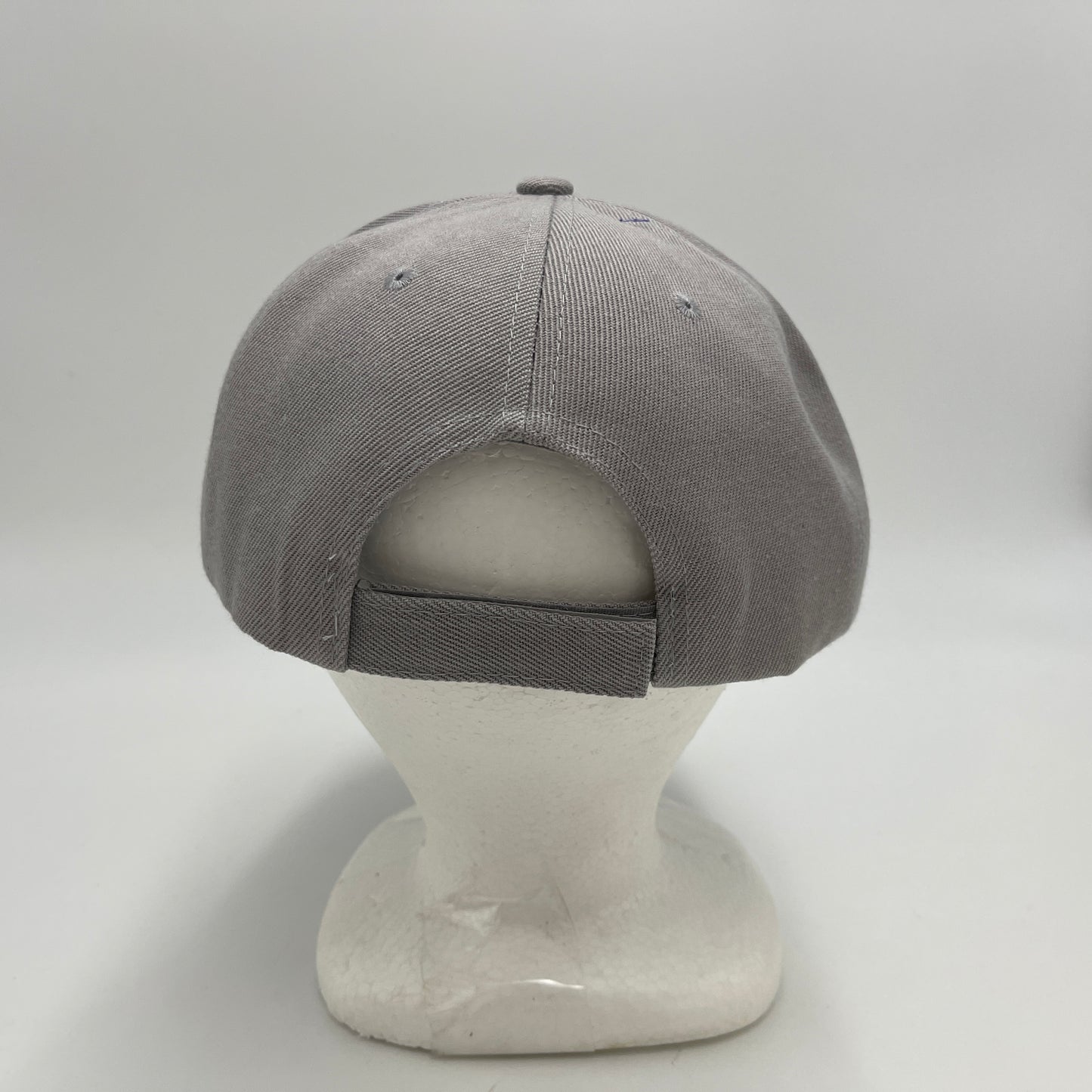 Plain Sandwich Velcro Light Gray 12 pack PCV0341 Cap Hat