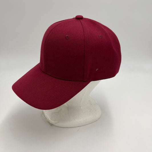 Alpha Omega Cap Plain Sandwich Velcro Maroon 12 pack PCV0346 Cap Hat