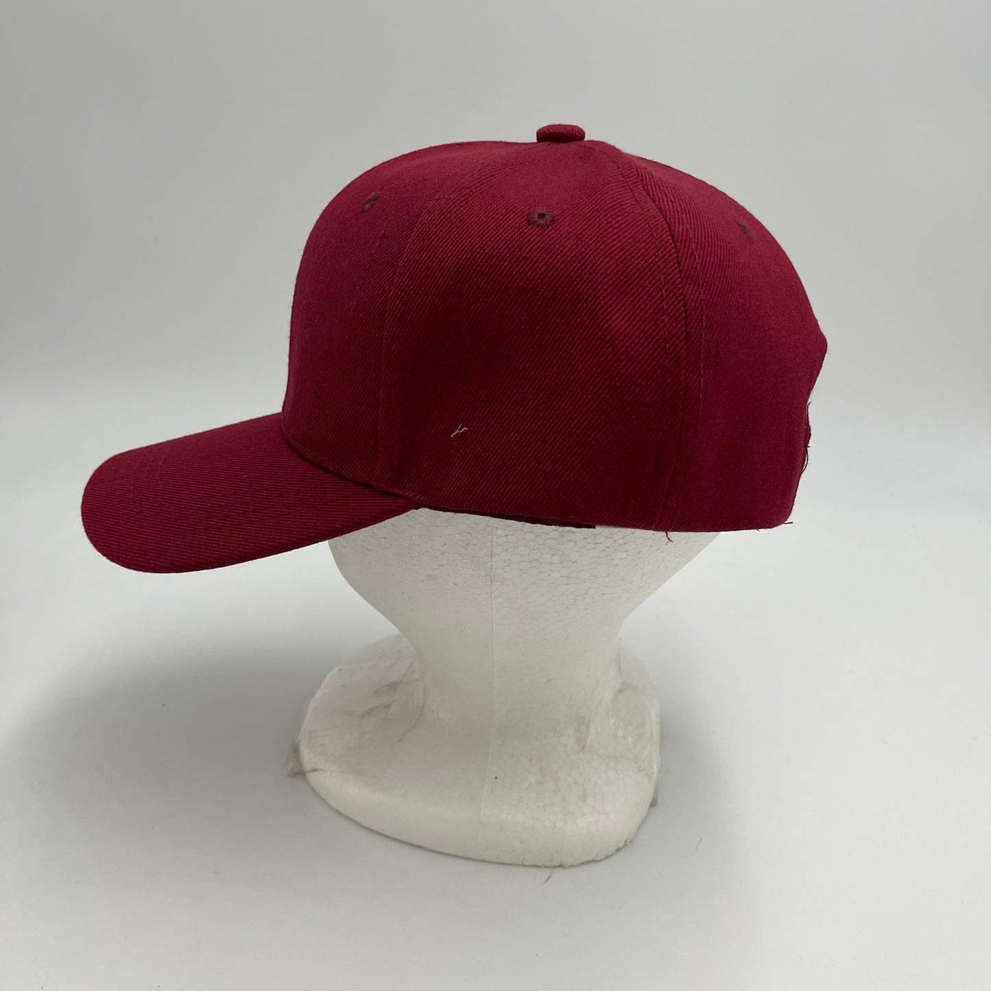 Alpha Omega Cap Plain Sandwich Velcro Maroon 12 pack PCV0346 Cap Hat