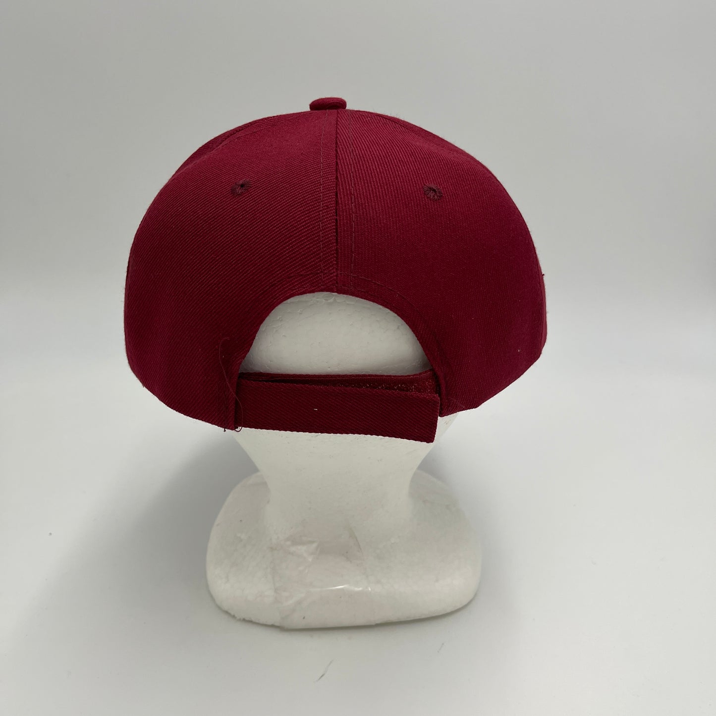 Alpha Omega Cap Plain Sandwich Velcro Maroon 12 pack PCV0346 Cap Hat