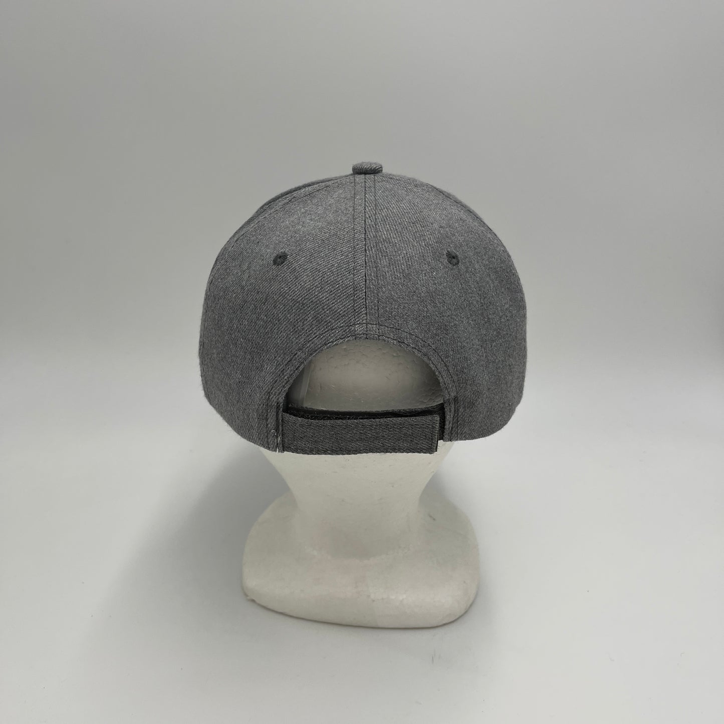 Plain Sandwich Velcro Texture Gray 12 pack PCV0344 Cap Hat