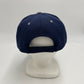 Plain Two Tone Velcro Navy Blue and Gray Eyelets/Bill 12 pack PCV0219 Cap Hat