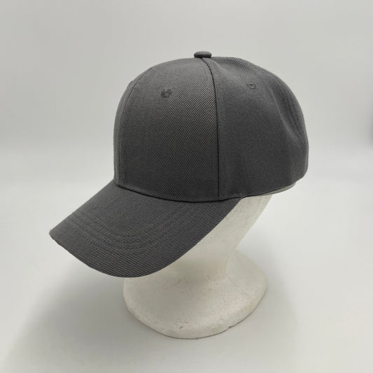 Plain Velcro Gray 12 pack PCV0101 Cap Hat